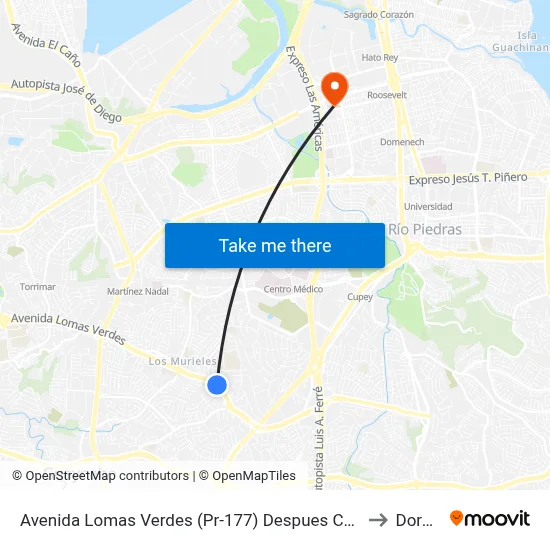 Avenida Lomas Verdes (Pr-177) Despues Calle Sauco to Dorado map