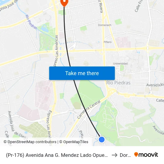 (Pr-176) Avenida Ana G. Mendez Lado Opuesto Aaa Concordia to Dorado map