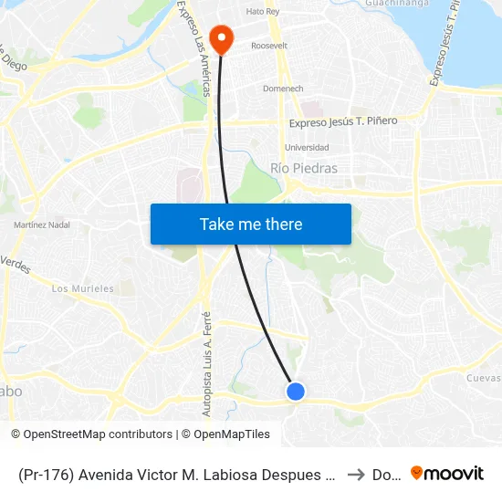 (Pr-176) Avenida Victor M. Labiosa Despues Lado Opuesto Calle Pio Baroja to Dorado map