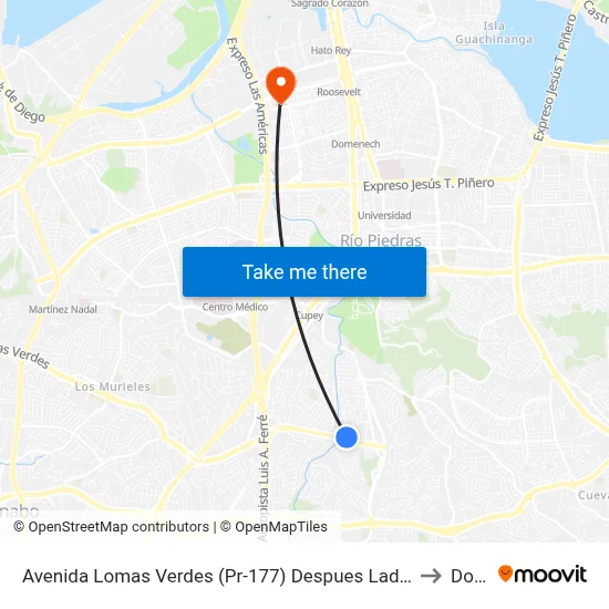 Avenida Lomas Verdes (Pr-177) Despues Lado Opuesto Avenida La Sierra to Dorado map
