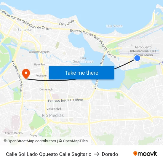 Calle Sol Lado Opuesto Calle Sagitario to Dorado map