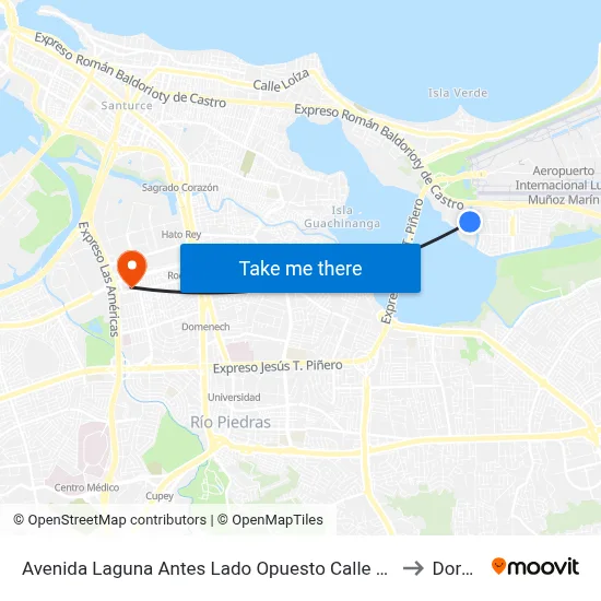 Avenida Laguna Antes Lado Opuesto Calle Calle Luna to Dorado map