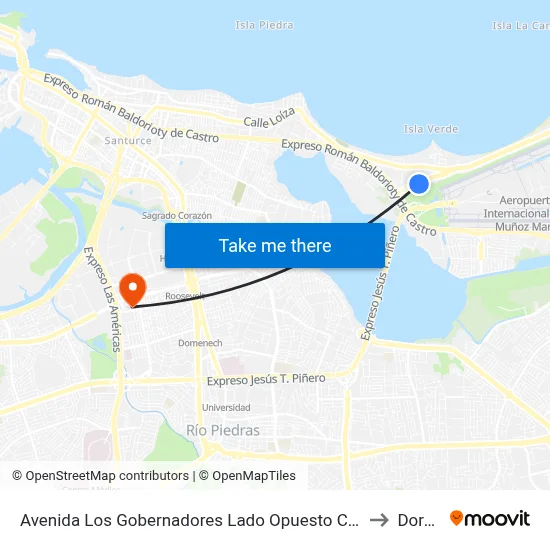 Avenida Los Gobernadores Lado Opuesto Calle Diazway to Dorado map