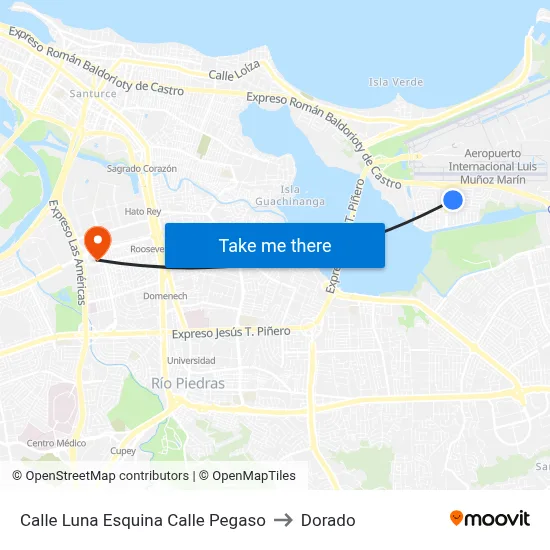 Calle Luna Esquina Calle Pegaso to Dorado map