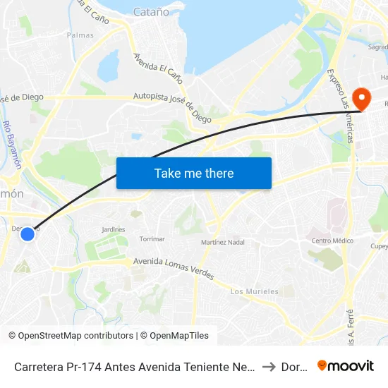 Carretera Pr-174 Antes Avenida Teniente Nelson Martínez to Dorado map