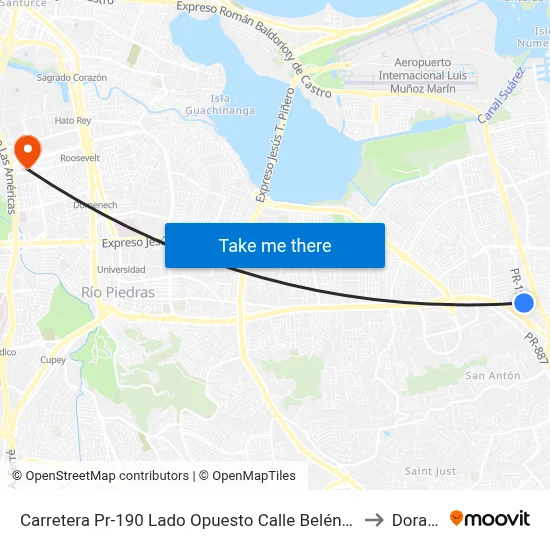 Carretera Pr-190 Lado Opuesto Calle Belén Ayala to Dorado map