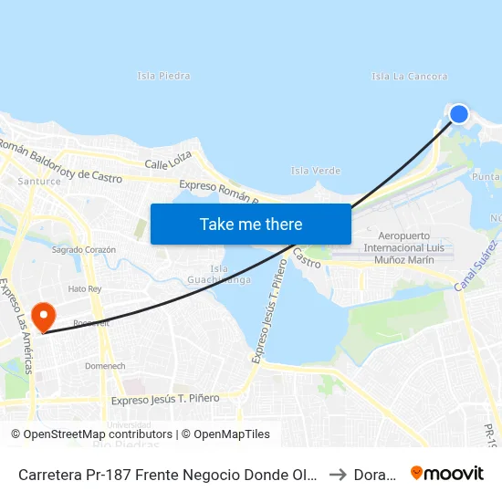 Carretera Pr-187 Frente Negocio Donde Olga to Dorado map