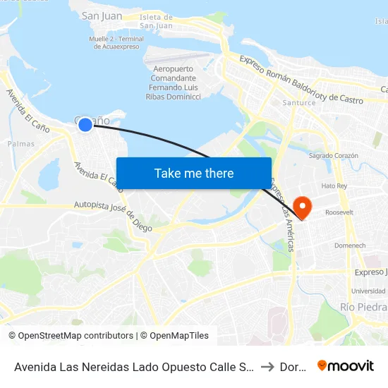 Avenida Las Nereidas Lado Opuesto Calle San Lorenzo to Dorado map