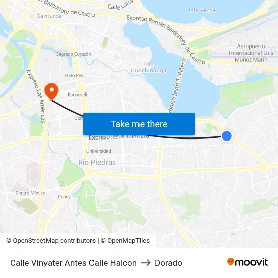 Calle Vinyater Antes Calle Halcon to Dorado map