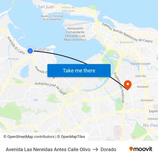 Avenida Las Nereidas Antes Calle Olivo to Dorado map