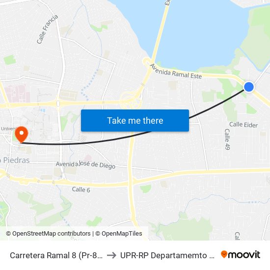 Carretera Ramal 8 (Pr-8) Despues Avenida Iturregui to UPR-RP Departamemto De Mùsica Edif. Agustin Stahl map