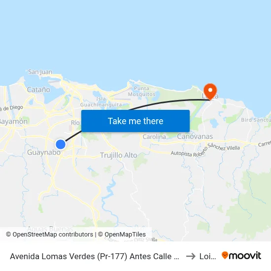Avenida Lomas Verdes (Pr-177) Antes Calle Sauco to Loiza map