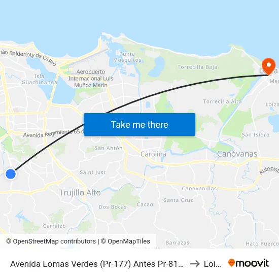 Avenida Lomas Verdes (Pr-177) Antes Pr-8176 to Loiza map