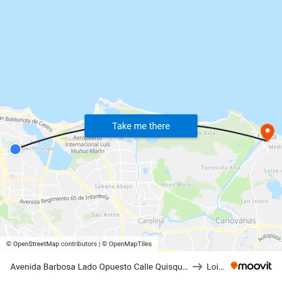 Avenida Barbosa Lado Opuesto Calle Quisqueya to Loiza map