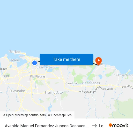 Avenida Manuel Fernandez Juncos Despues Calle Jordan to Loiza map