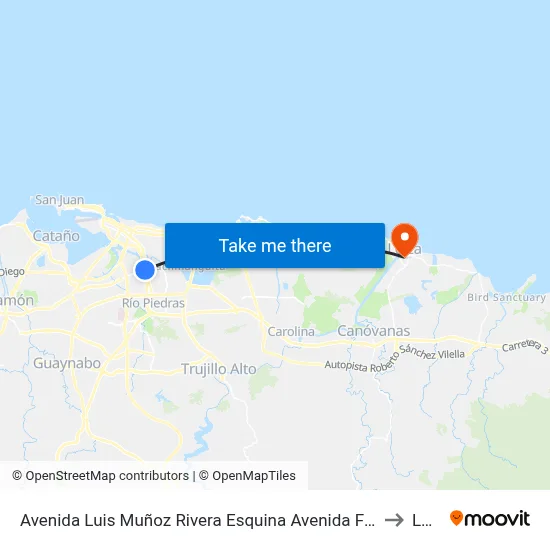 Avenida Luis Muñoz Rivera Esquina Avenida Franklin D. Roosvelt to Loiza map