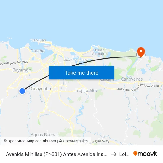 Avenida Minillas (Pr-831) Antes Avenida Irlanda to Loiza map