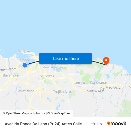 Avenida Ponce De Leon (Pr-24) Antes Calle Munoz Rivera to Loiza map