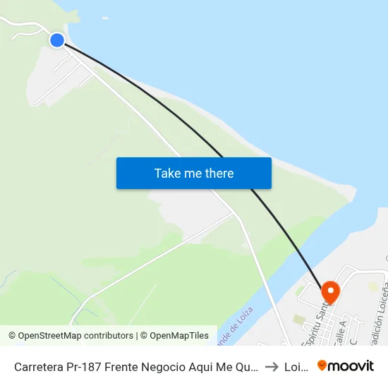 Carretera Pr-187 Frente Negocio Aqui Me Quedo to Loiza map