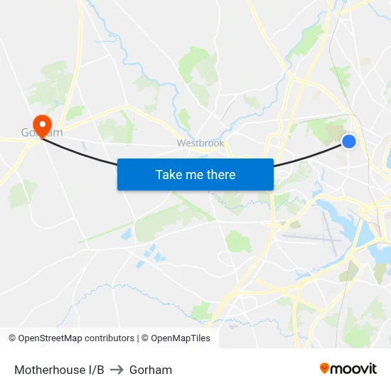Motherhouse I/B to Gorham map