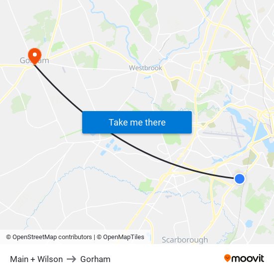 Main + Wilson to Gorham map