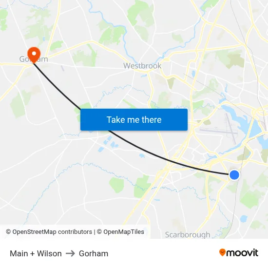 Main + Wilson to Gorham map