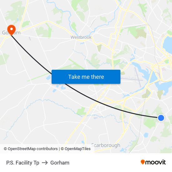 P.S. Facility Tp to Gorham map