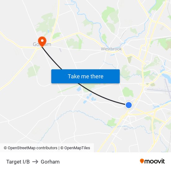 Target I/B to Gorham map