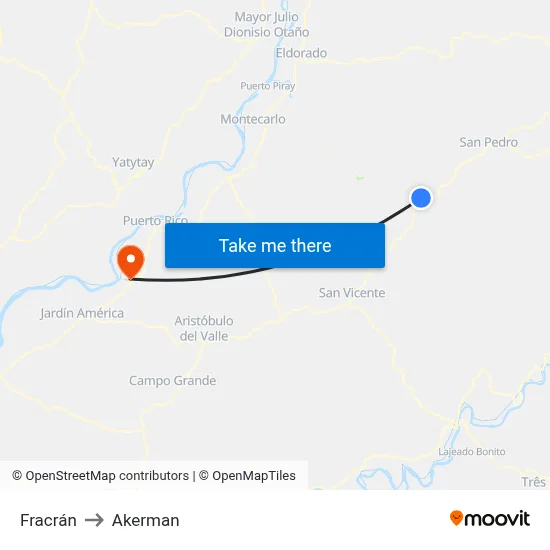 Fracrán to Akerman map