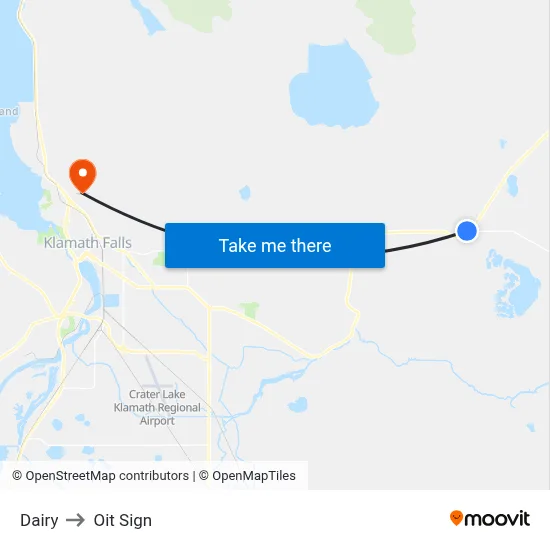 Dairy to Oit Sign map