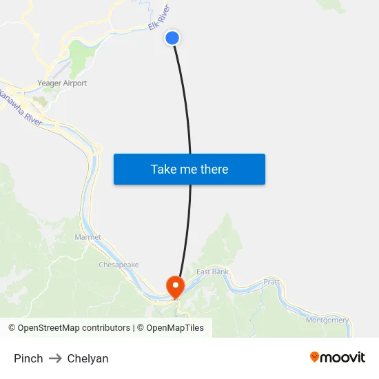 Pinch to Chelyan map