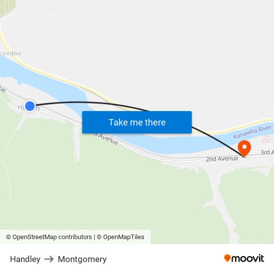 Handley to Montgomery map