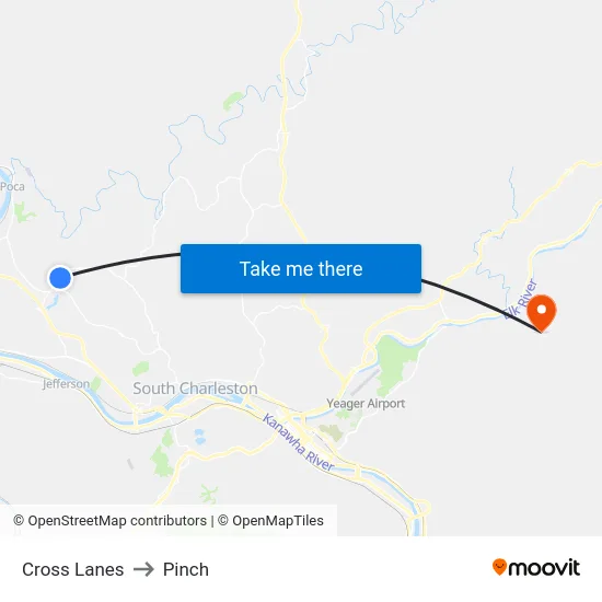 Cross Lanes to Pinch map