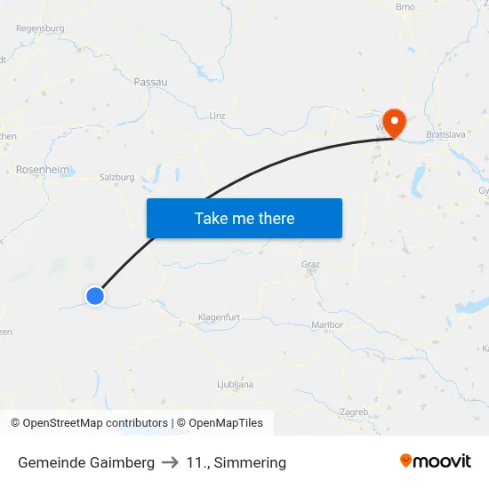 Gemeinde Gaimberg to 11., Simmering map