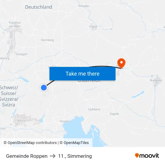 Gemeinde Roppen to 11., Simmering map