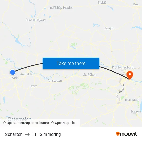 Scharten to 11., Simmering map