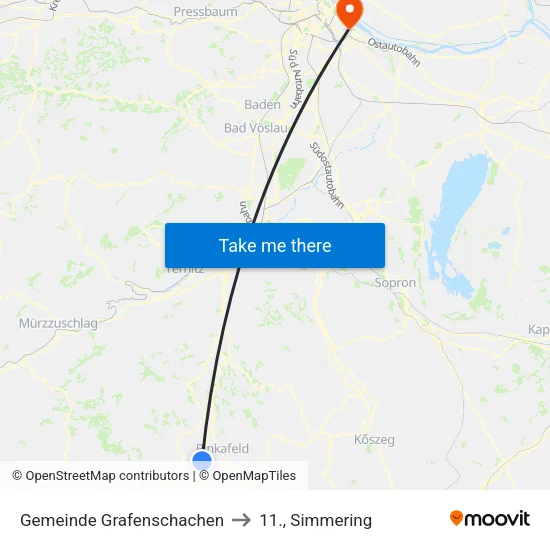 Gemeinde Grafenschachen to 11., Simmering map