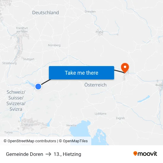 Gemeinde Doren to 13., Hietzing map