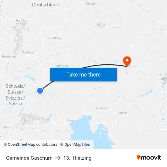 Gemeinde Gaschurn to 13., Hietzing map