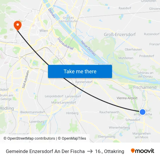 Gemeinde Enzersdorf An Der Fischa to 16., Ottakring map