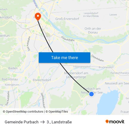 Gemeinde Purbach to 3., Landstraße map