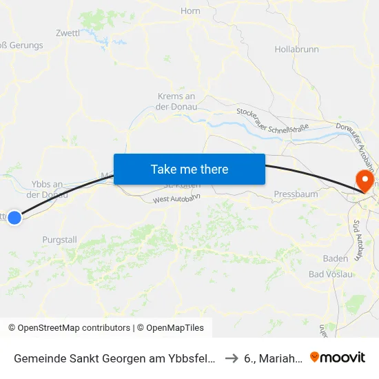 Gemeinde Sankt Georgen am Ybbsfelde to 6., Mariahilf map