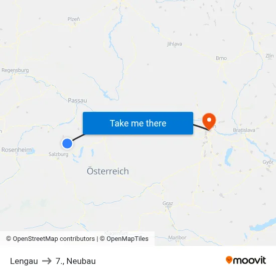 Lengau to 7., Neubau map