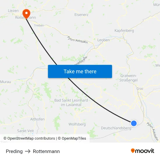 Preding to Rottenmann map