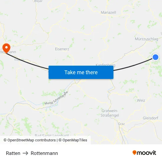 Ratten to Rottenmann map