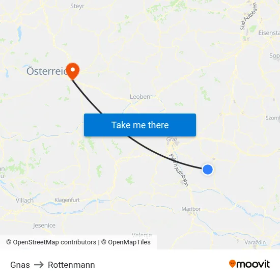 Gnas to Rottenmann map