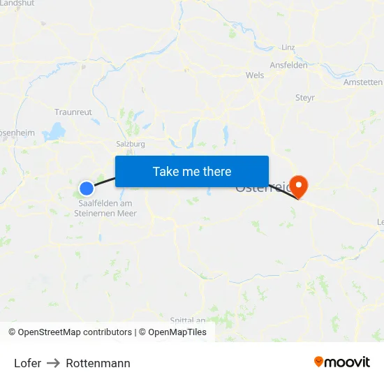 Lofer to Rottenmann map