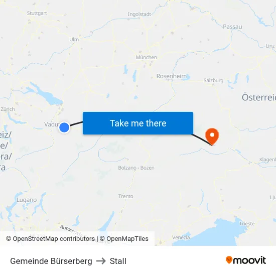 Gemeinde Bürserberg to Stall map