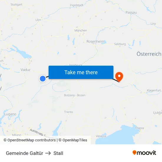 Gemeinde Galtür to Stall map