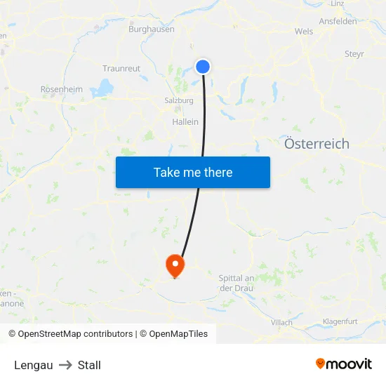 Lengau to Stall map